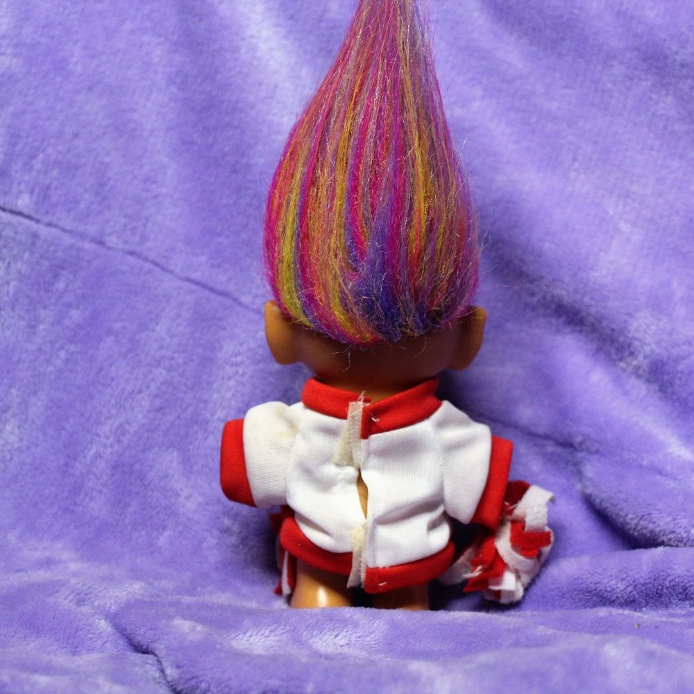 Vintage 90's Troll Doll Cheerleader - Picture 4 of 5
